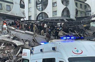 Разрушительное землетрясение в Турции
