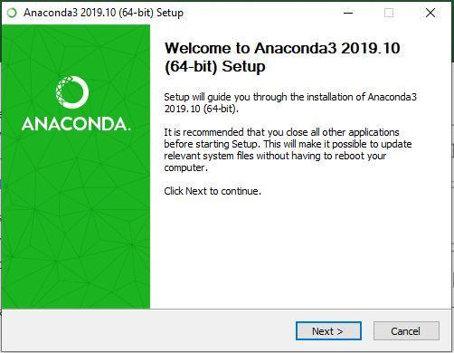 Установка Anaconda в Windows 1