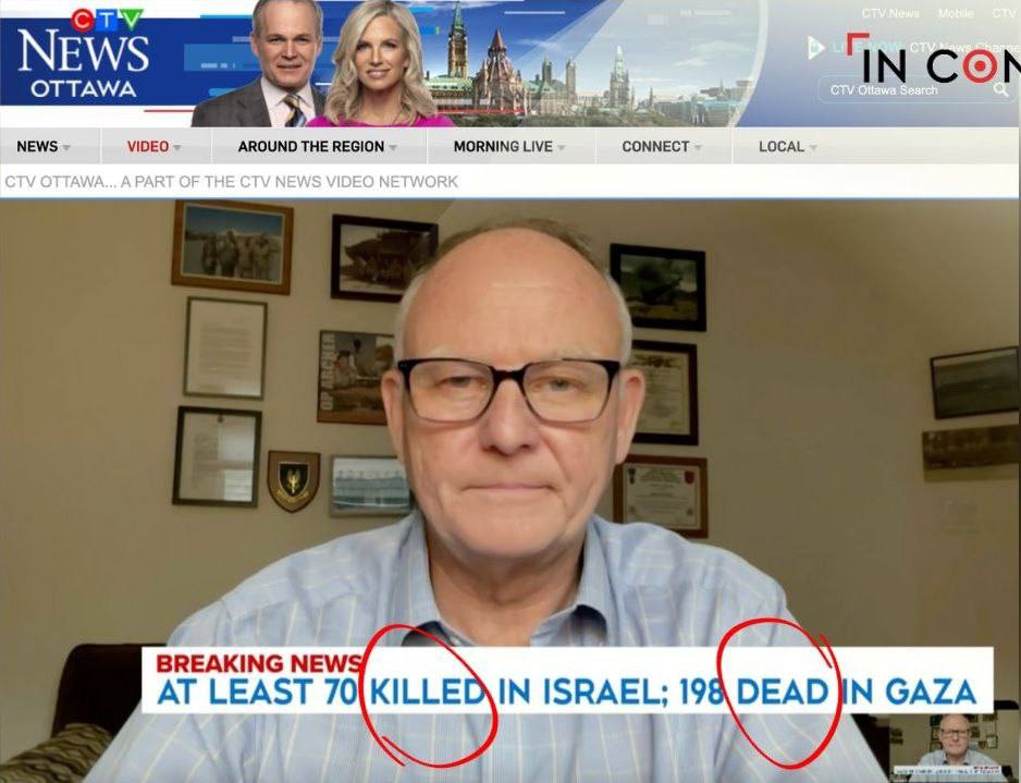В канадских СМИ все просто – в Израиле много убитых, а в Газе много умерших