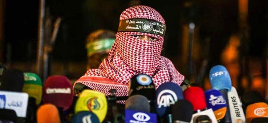 Представитель ХАМАС Аль-Кассам Абу Убайда