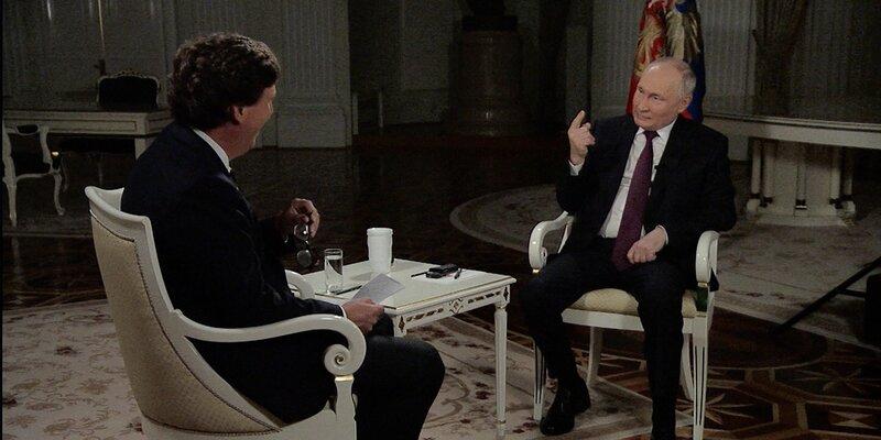 Интервью американского журналиста Такера Карлсона с Путиным
